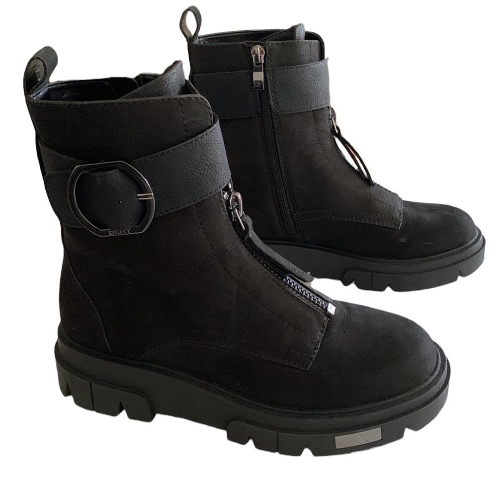 DKNY Combat Ankle Boots Size 7 M